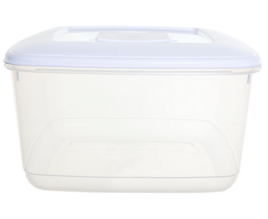 Whitefurze 10 Litre Rectangular Food Storage Box with Lid Whitefurze 10 Litre Rectangular Food Storage Box with Lid